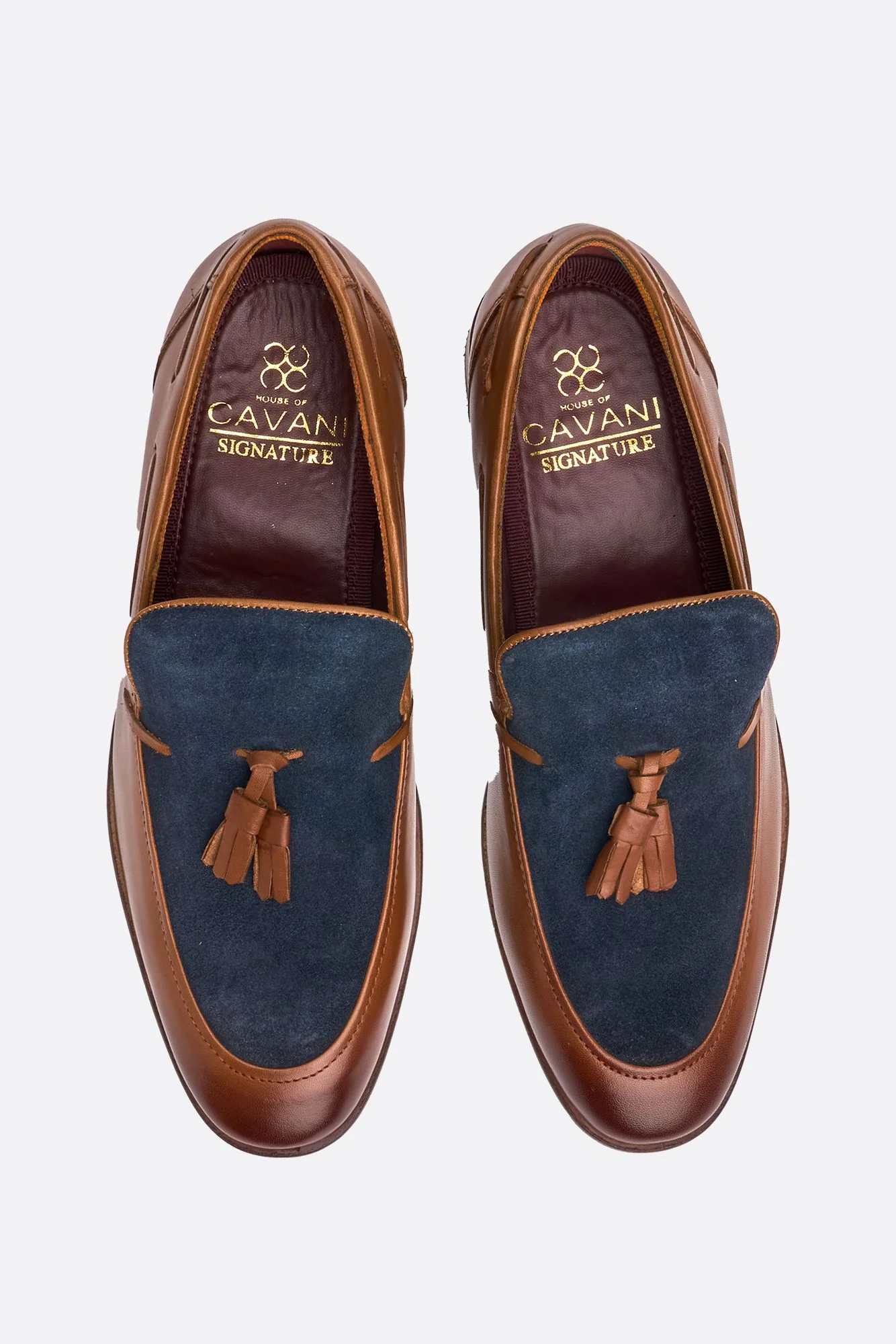 Freemont Tan / Navy Loafers - Image 4