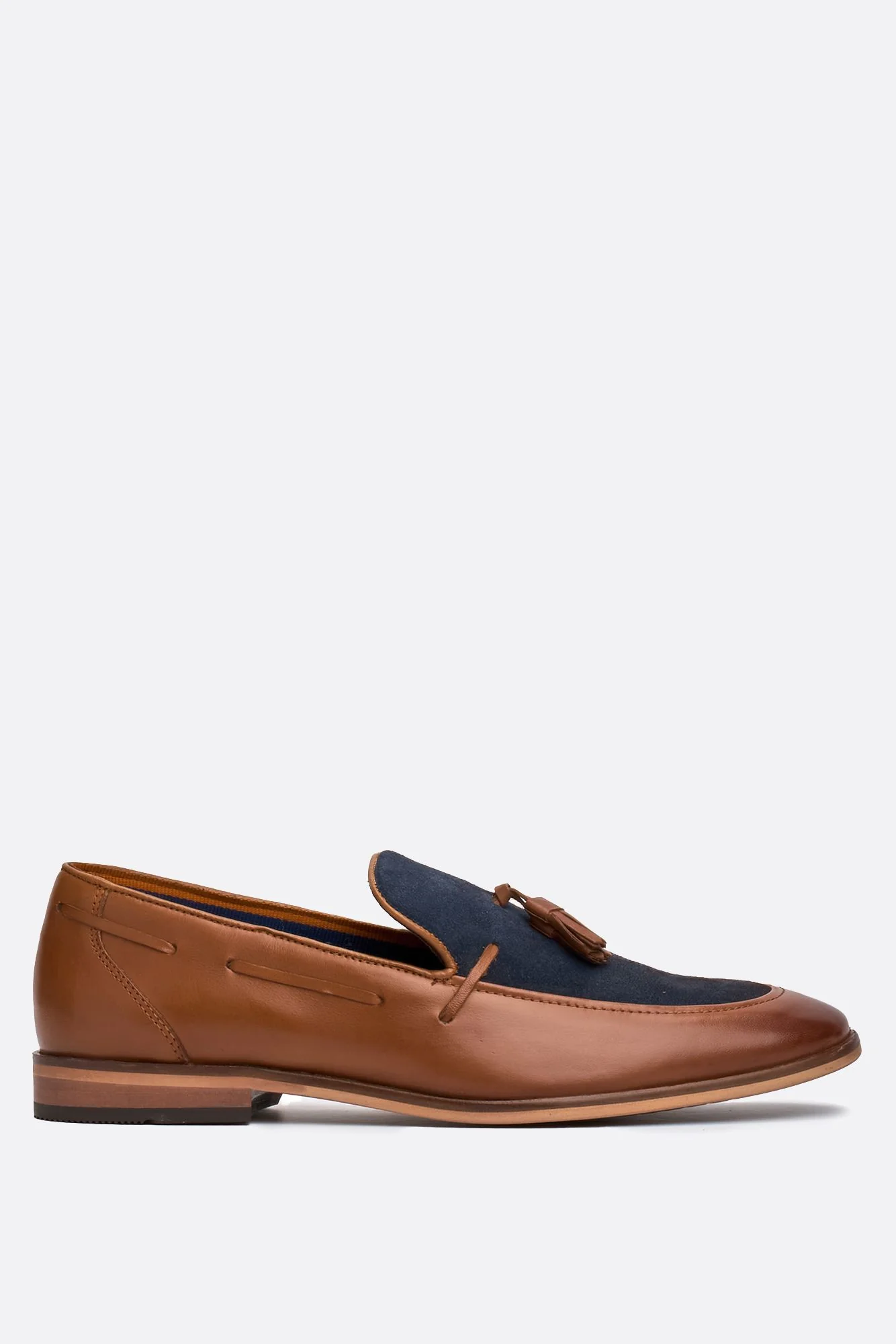 Freemont Tan / Navy Loafers - Image 6