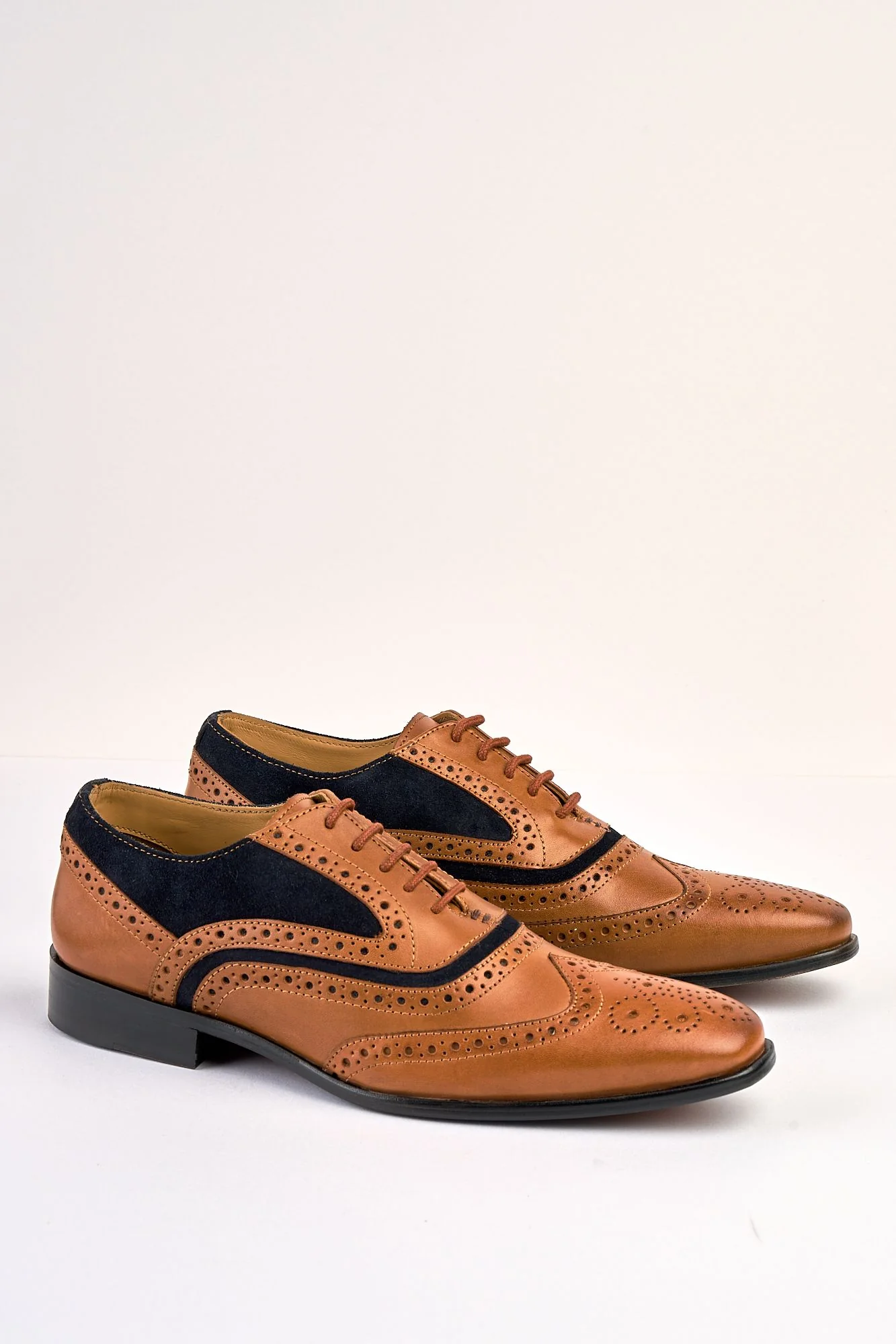 Gianni Tan Navy Brouge - Image 4
