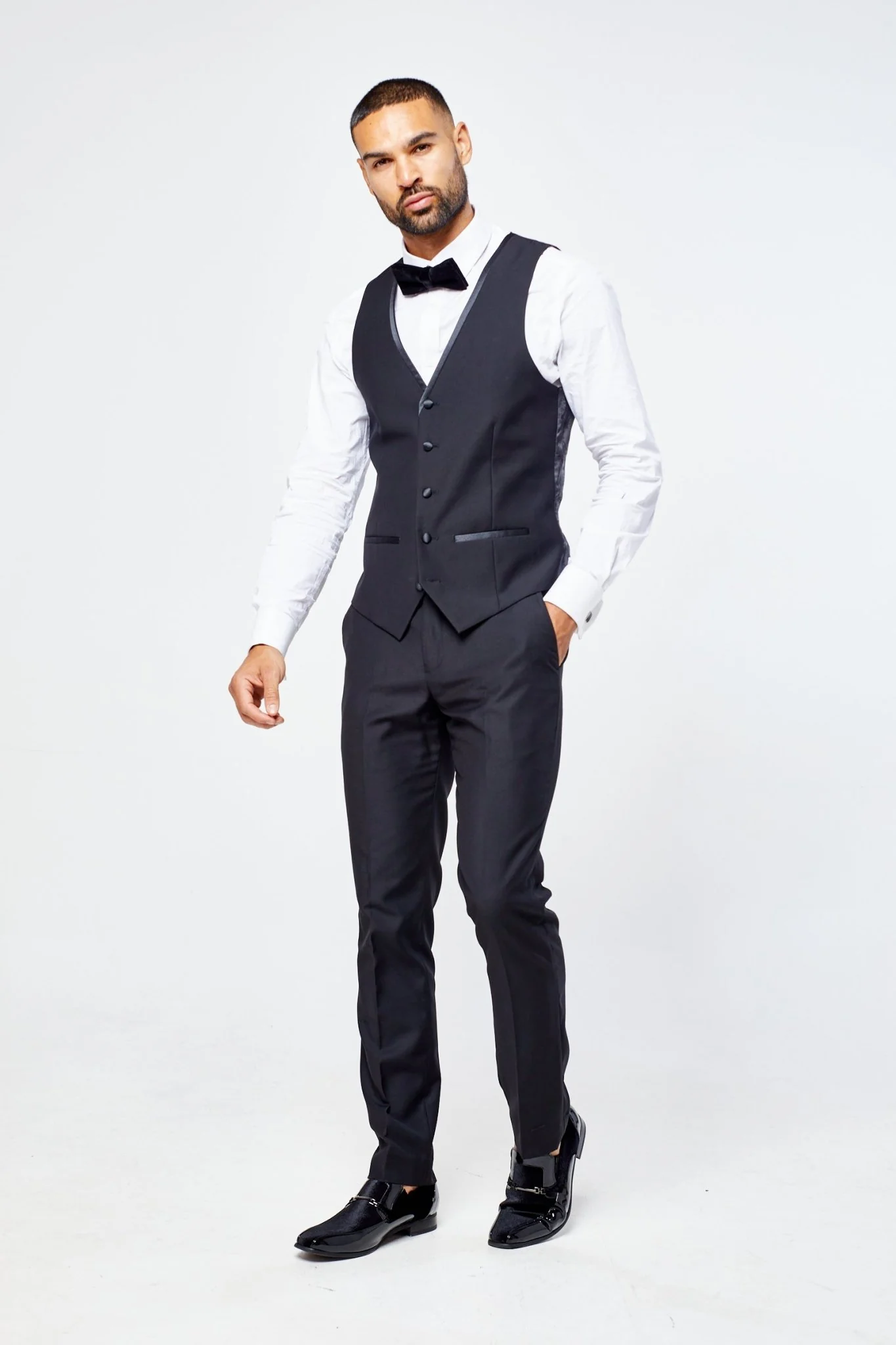 Harry Black Men's Three Piece Suit - Image 6