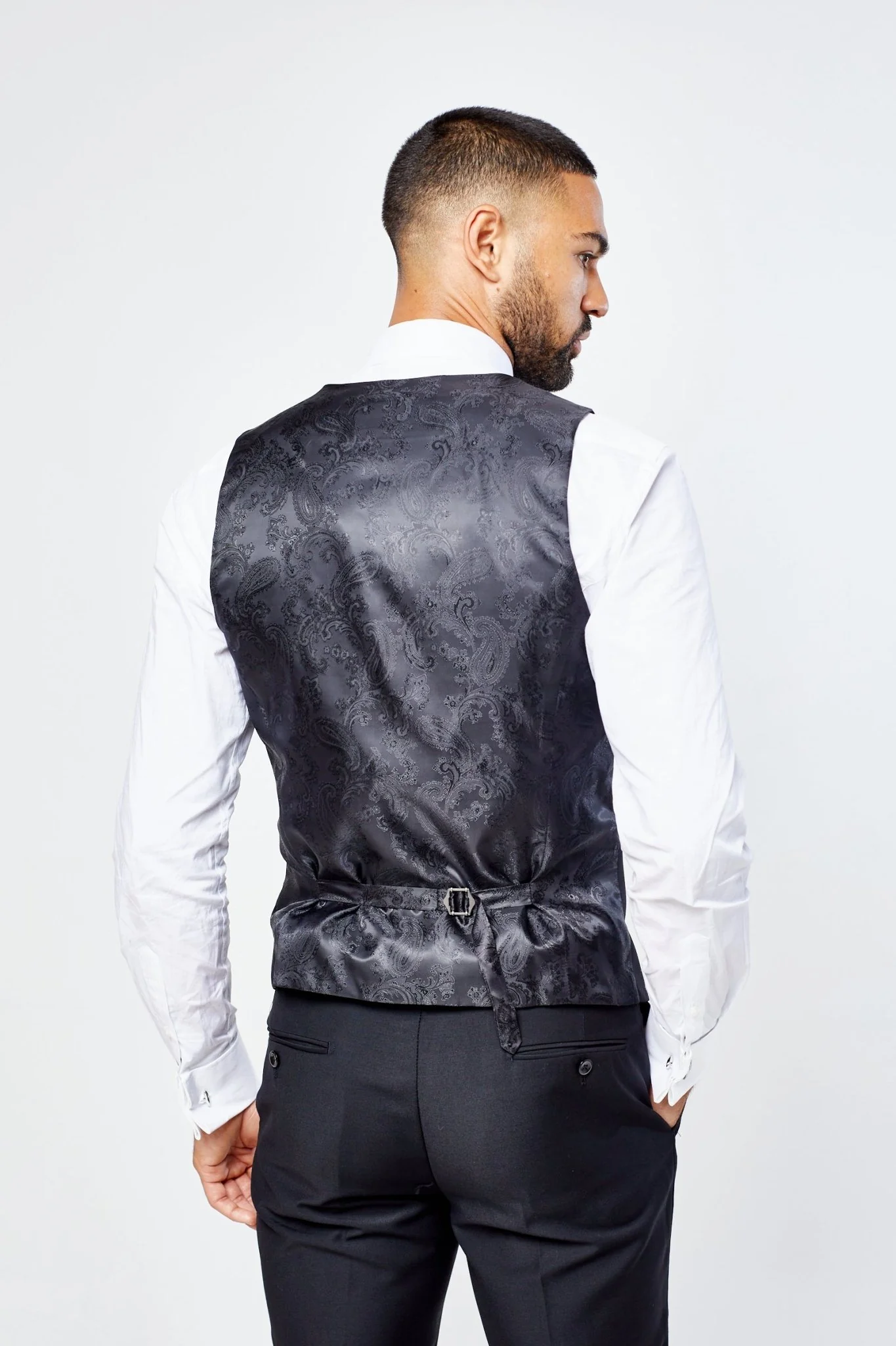 Harry Black Men's Three Piece Suit - Image 8