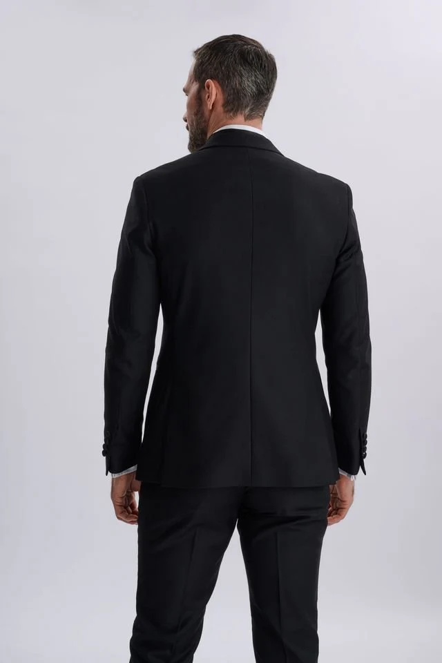 Harry Black Two Piece Double Breasted Tuxedo - Image 7