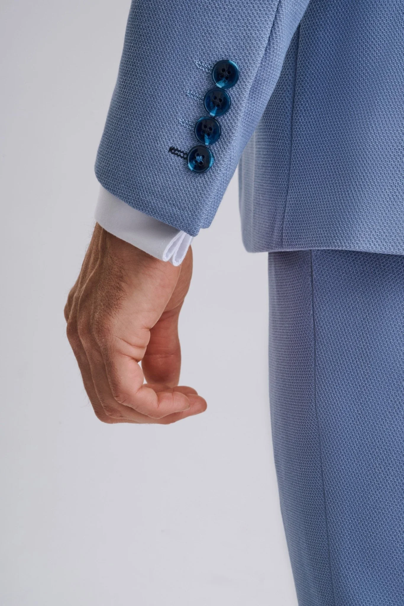 HM5 - Sky Blue Three Piece Suit - Image 4