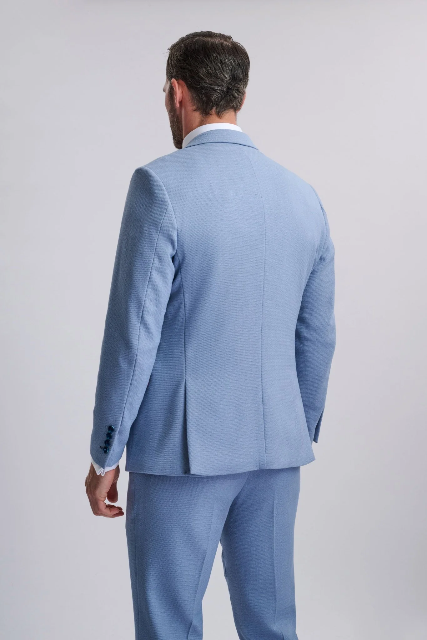 HM5 - Sky Blue Three Piece Suit - Image 8