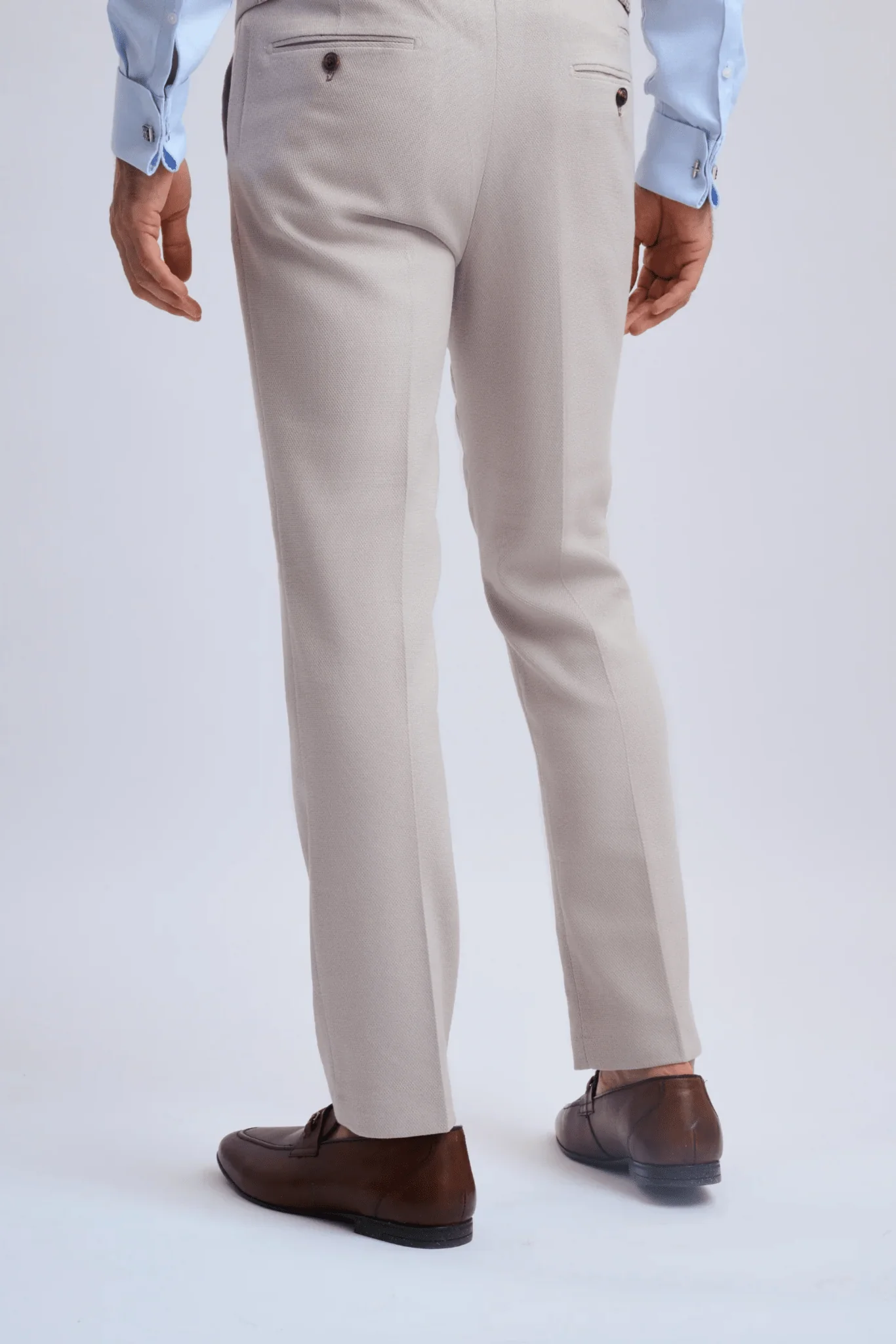 HM5 Stone Tailored Three Piece Suit - Image 8