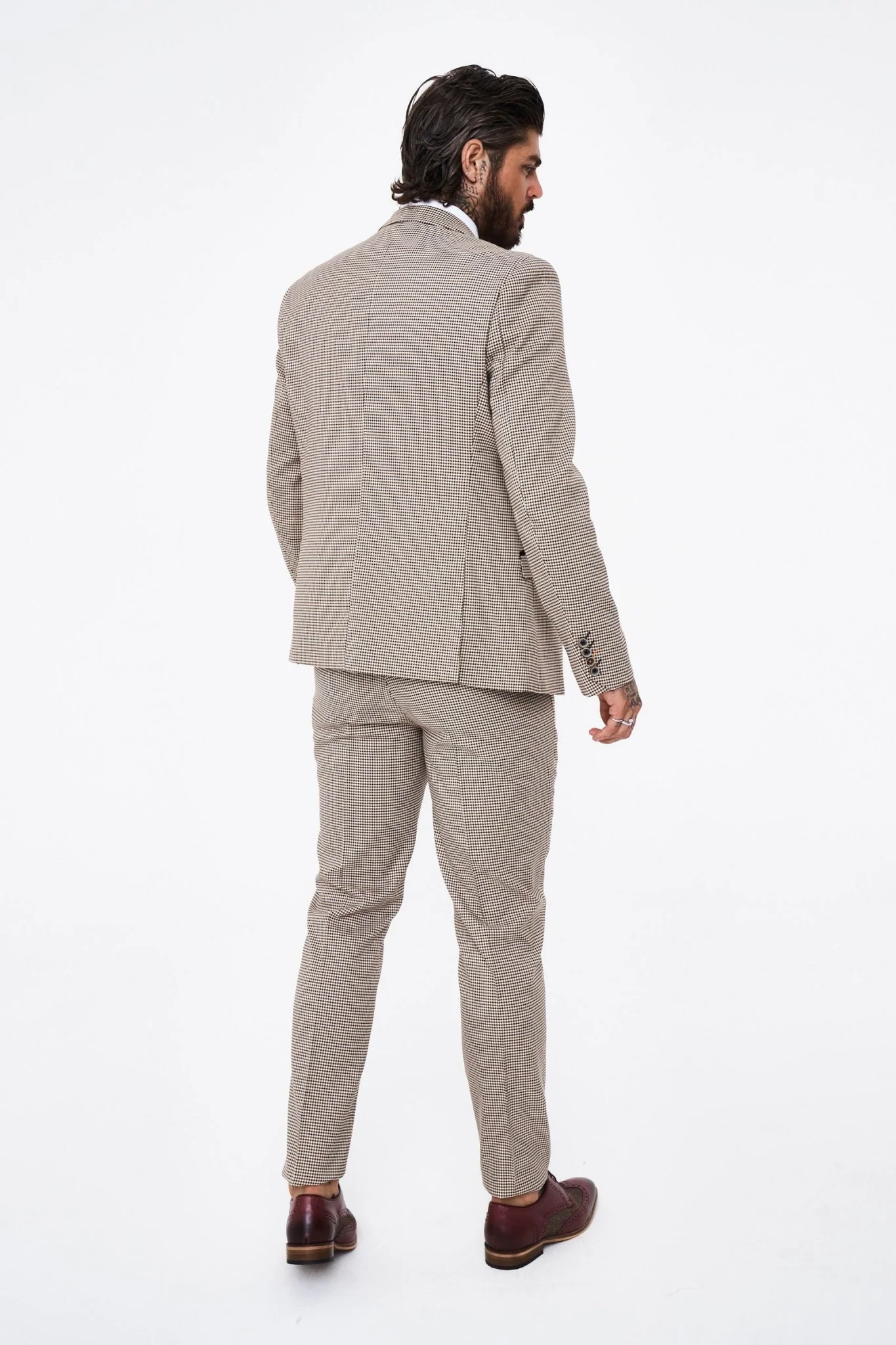 House of Cavani Elwood Houndstooth 3pcs suit - Image 4