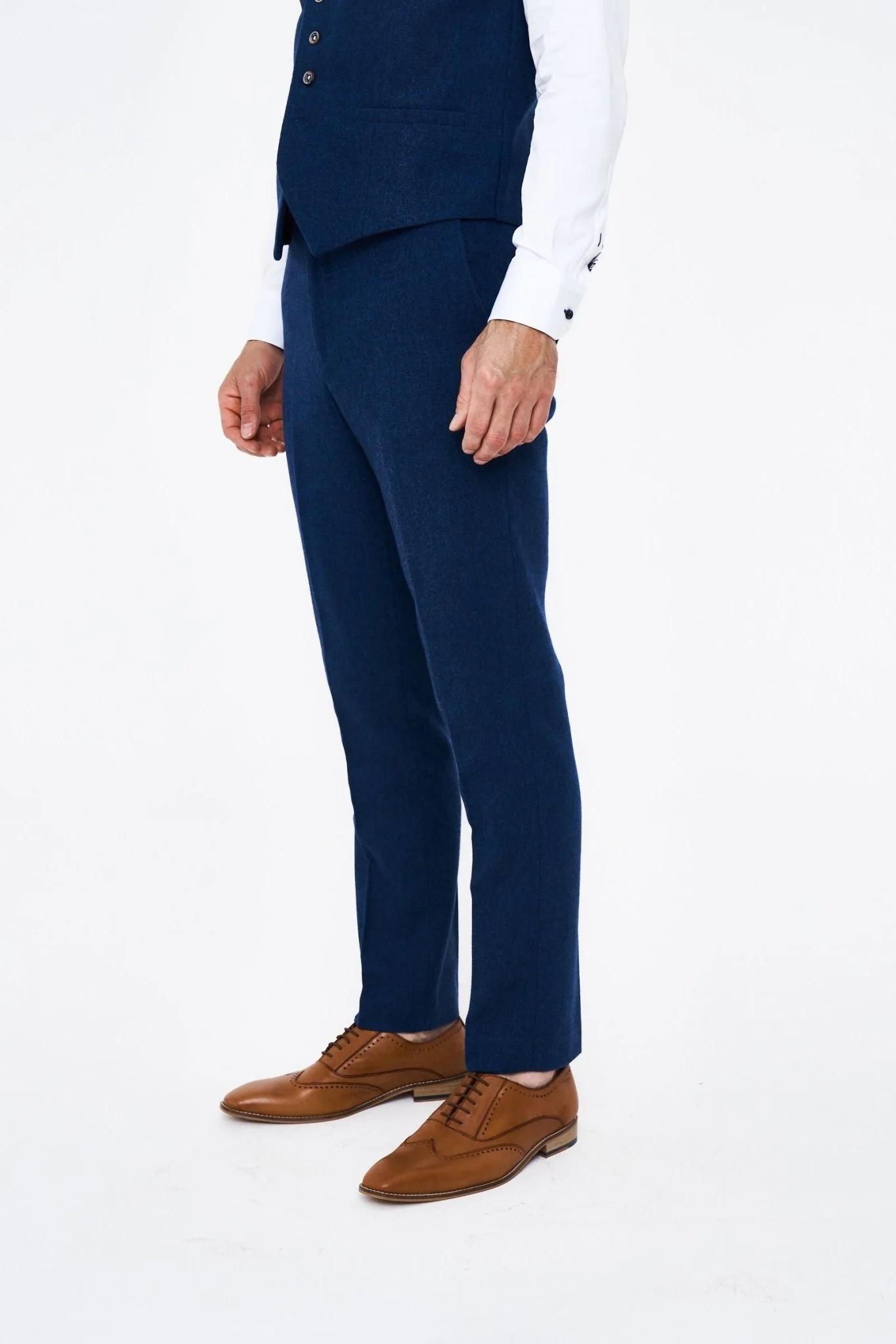 House of Cavani Seeba Navy Regular Three Piece Suit - Image 10