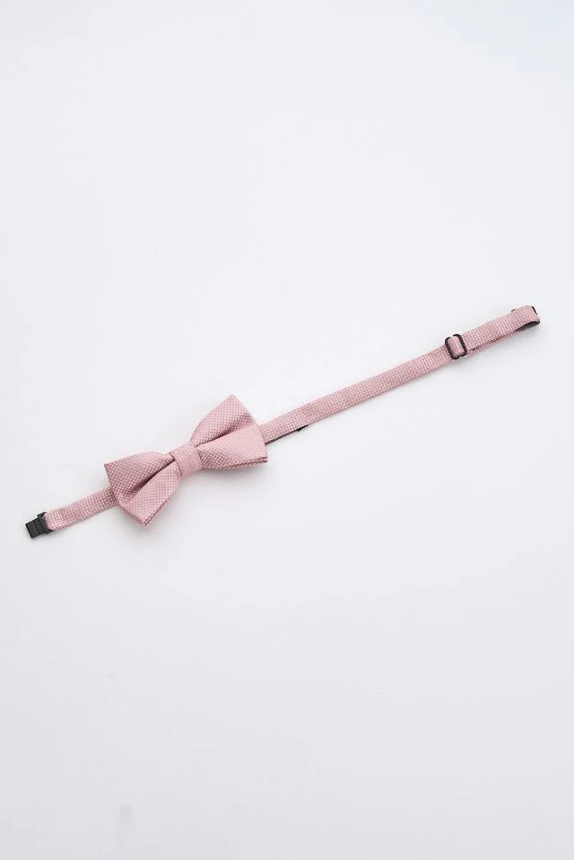 Junior Blush Pink Bow Tie - Image 2