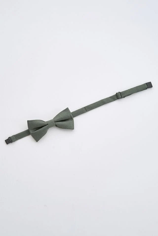 Junior Sage Green Bow Tie - Image 2