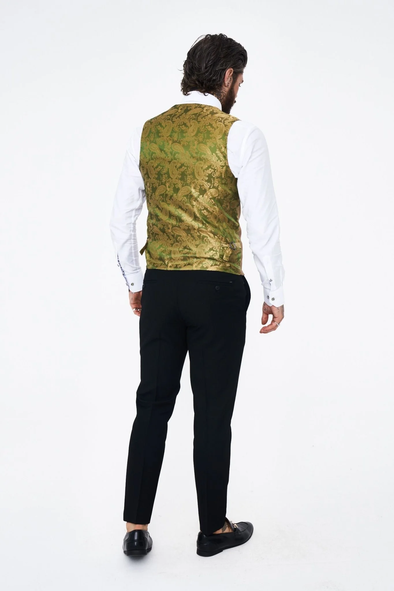Kelvin - Oak Single Breasted Waistcoat - Image 5