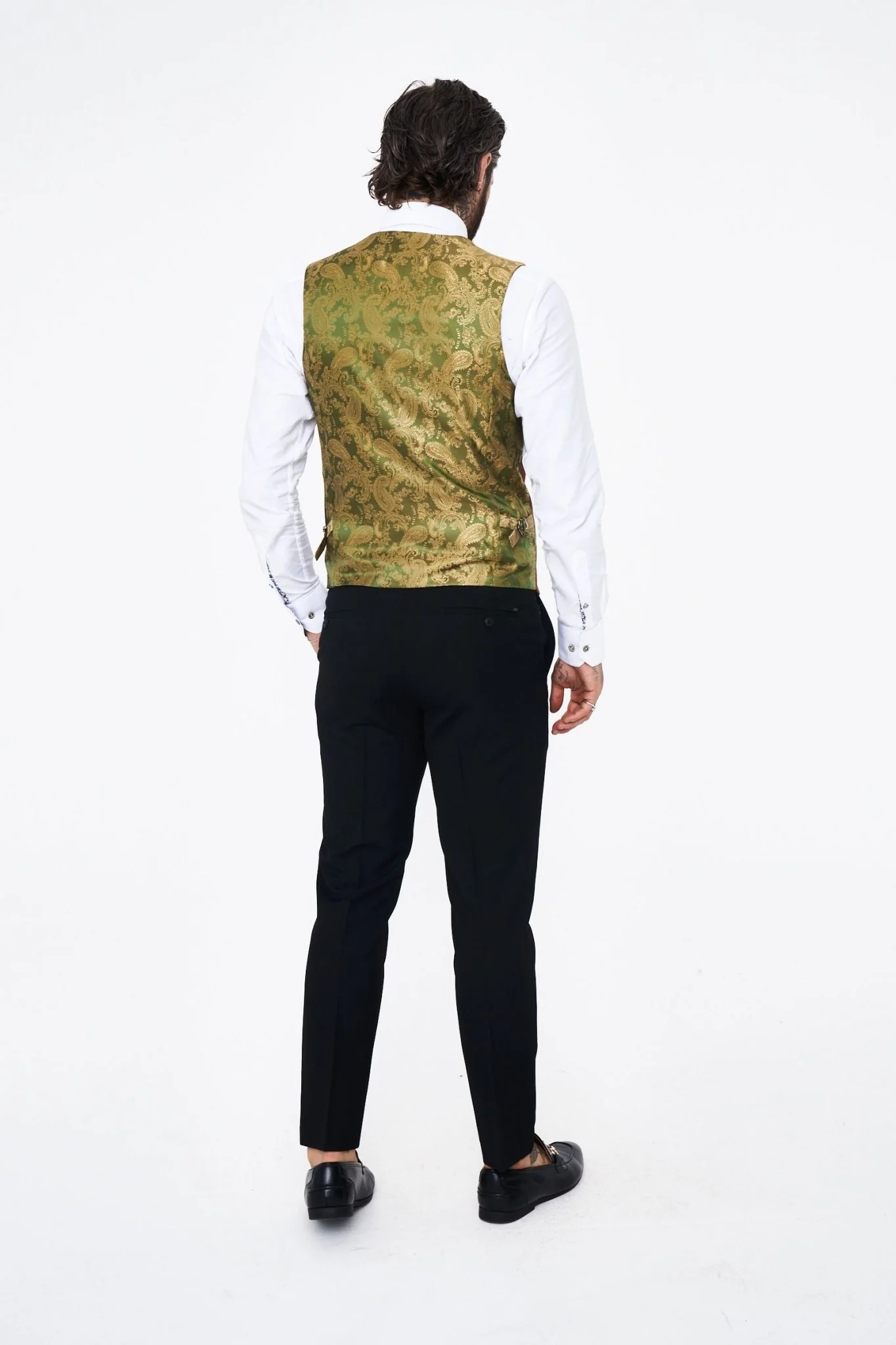 Kelvin - Tan Single Breasted Waistcoat - Image 3