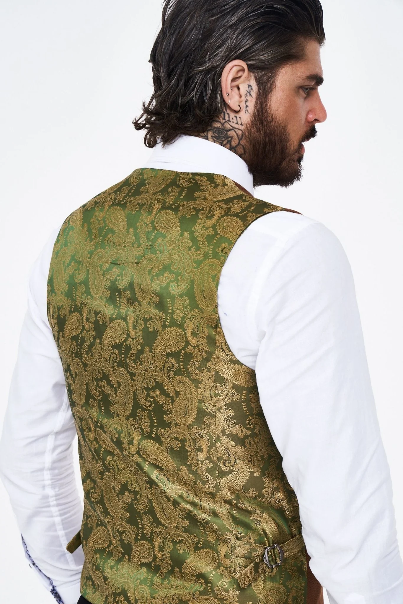 Kelvin - Tan Single Breasted Waistcoat - Image 4