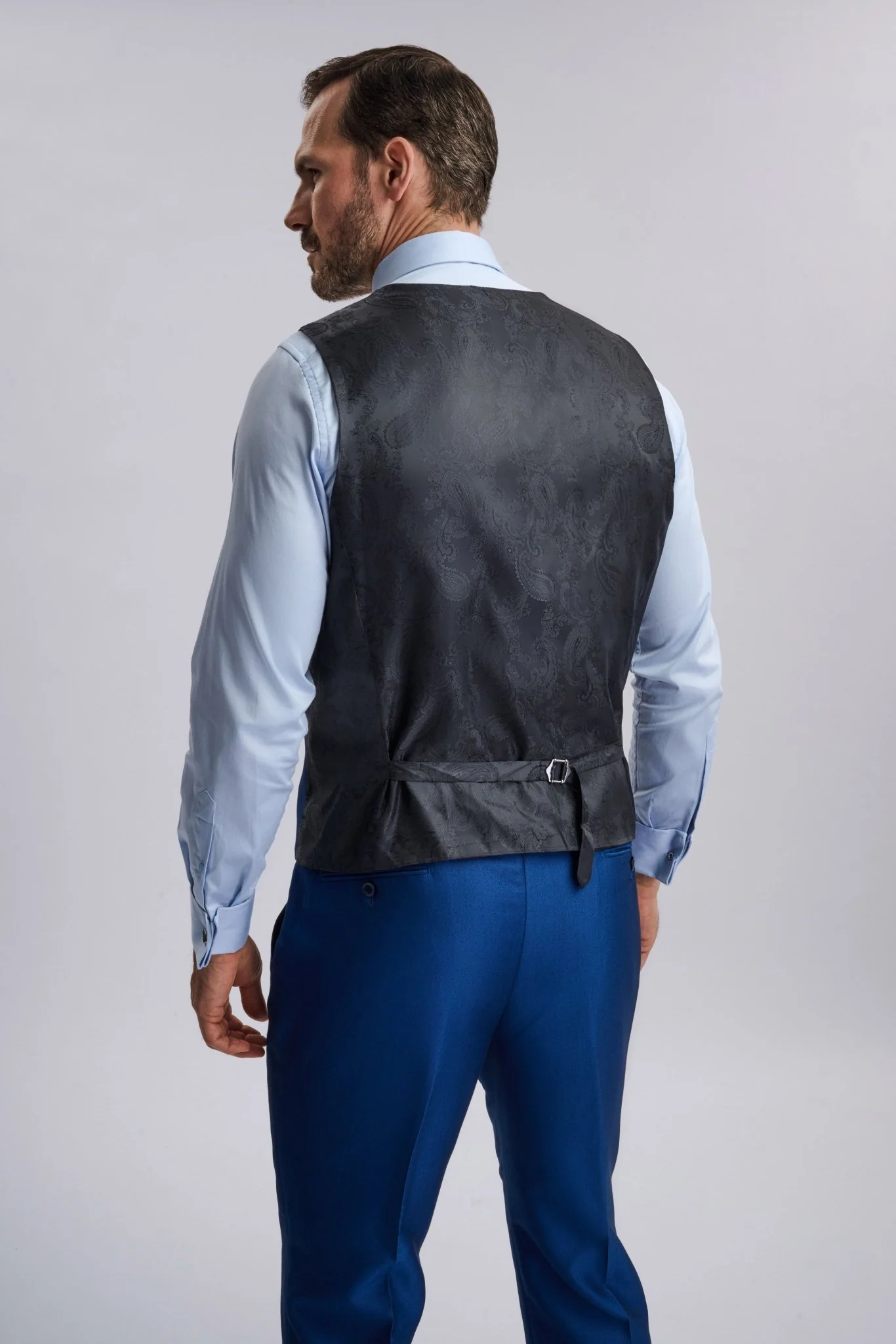 Kingsley Blue Three Piece Suit - Image 3