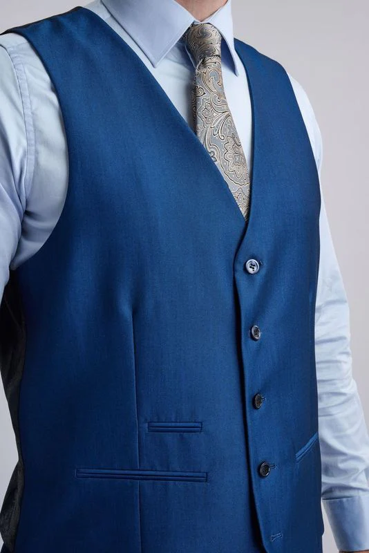 Kingsley Blue Three Piece Suit - Image 6