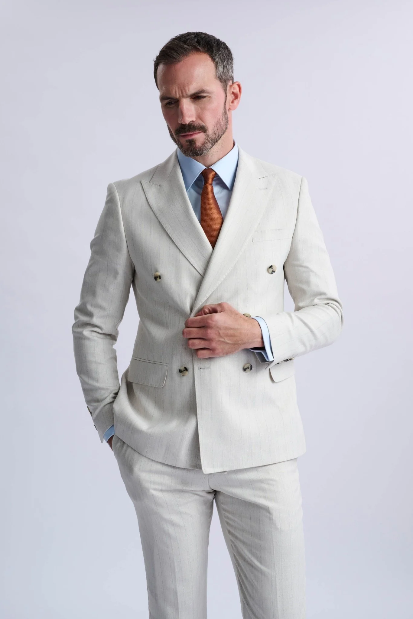 Licinio Double Breasted Suit - Image 3