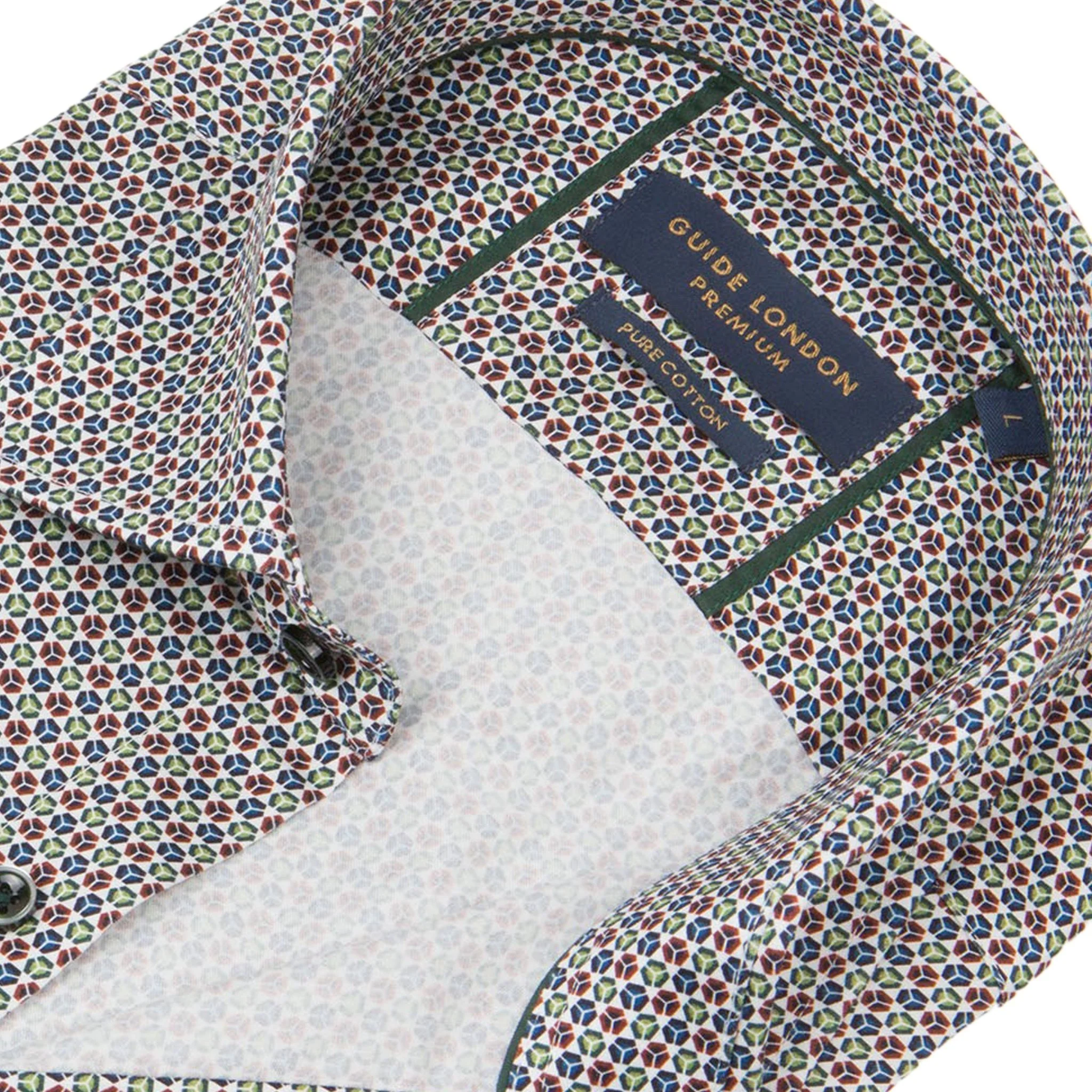 Long Sleeve Geometric Print multi - Image 2
