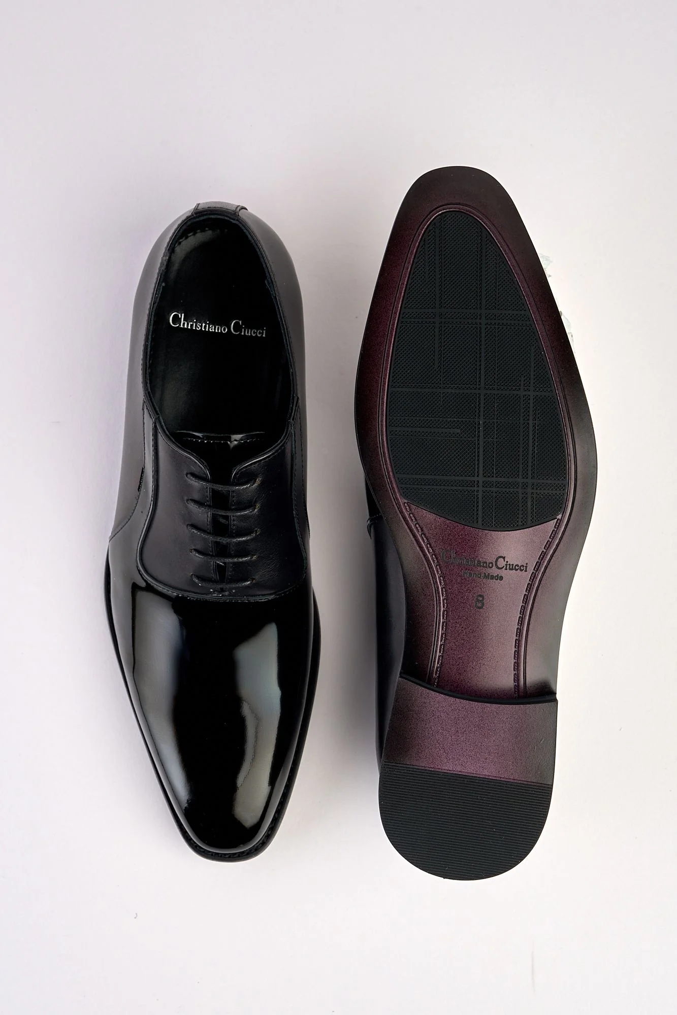 Lorenzo Black Laced Shoe - Image 3