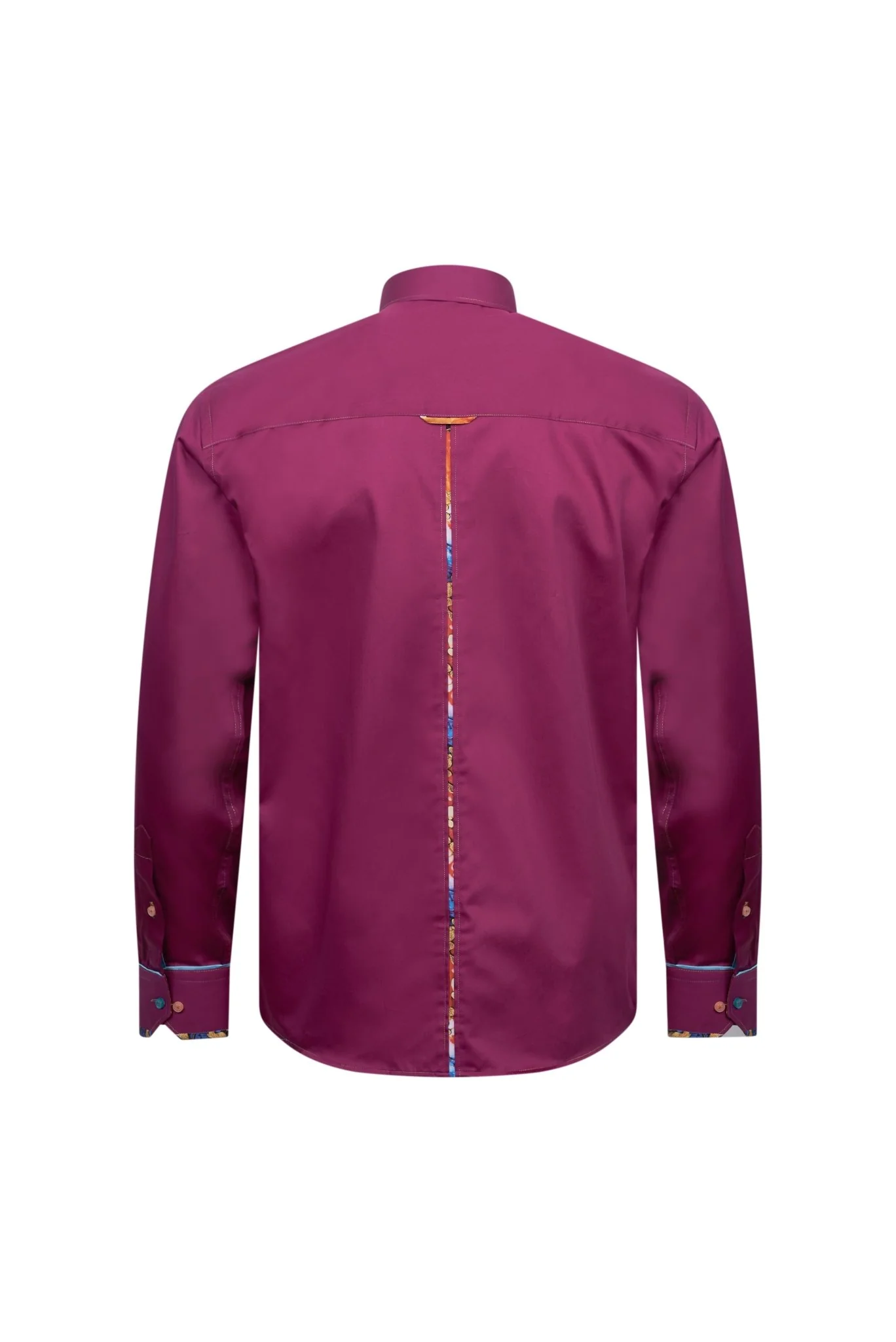 Magenta Shirt with Abstract Contrast - Image 3