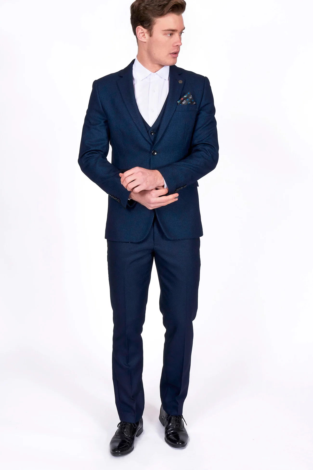 Marc Darcy Callum blue Three Piece Suit - Image 3