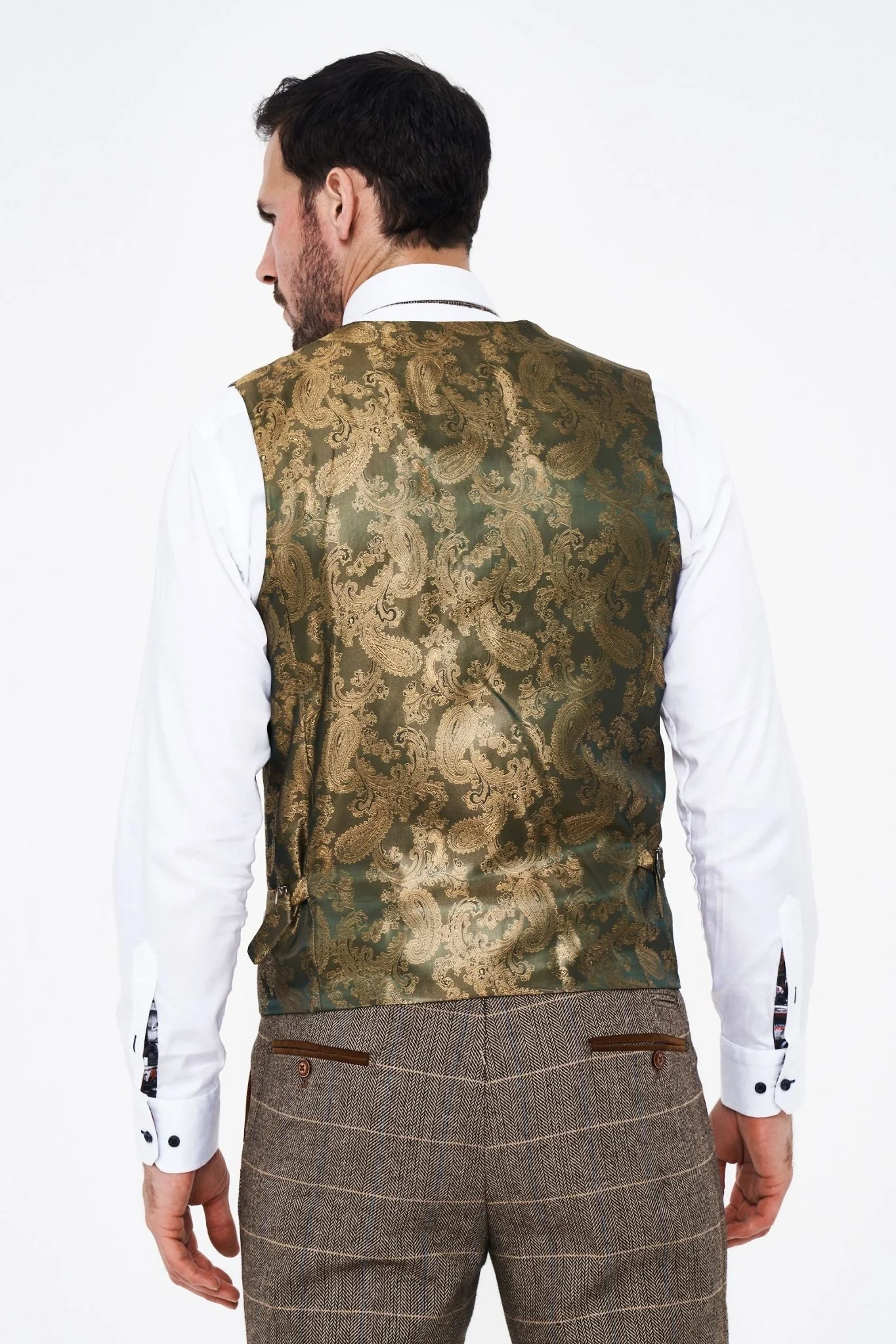 Marc Darcy Dx7 Tweed Waistcoat - Image 3