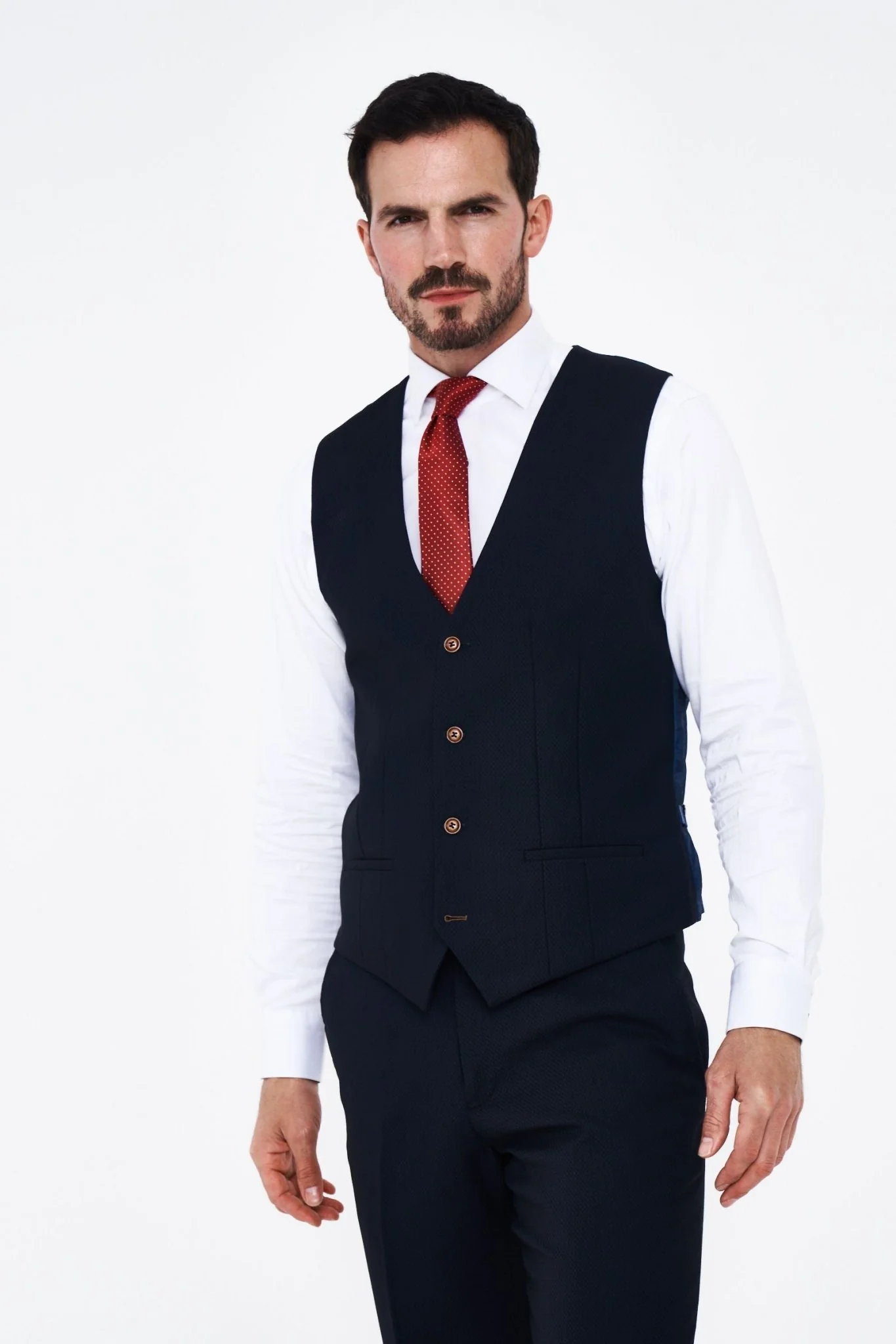 Marc Darcy Max Navy Three Piece Suit - Image 6
