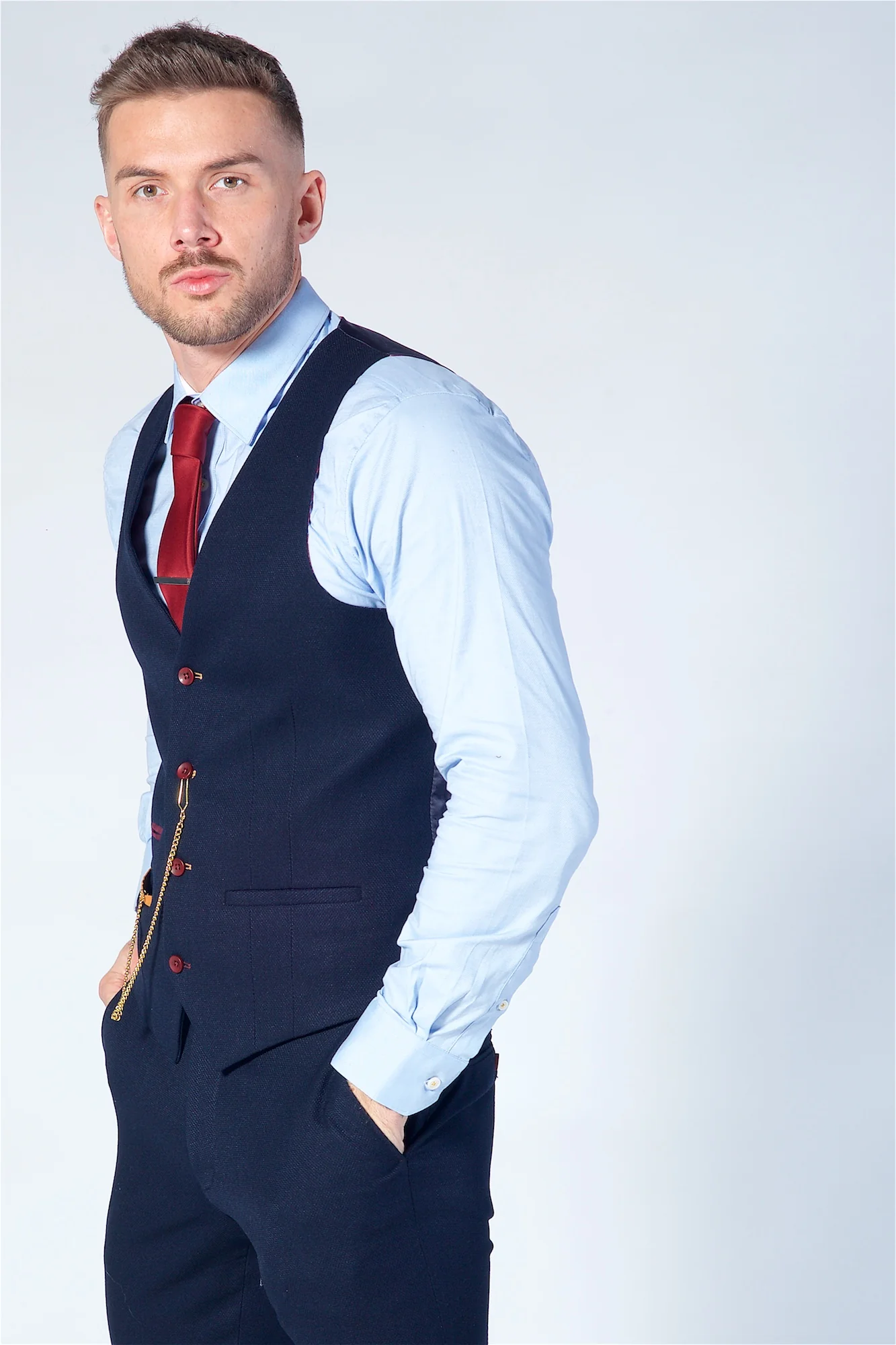 Marcy Darcy Jd4 navy waistcoat - Image 3
