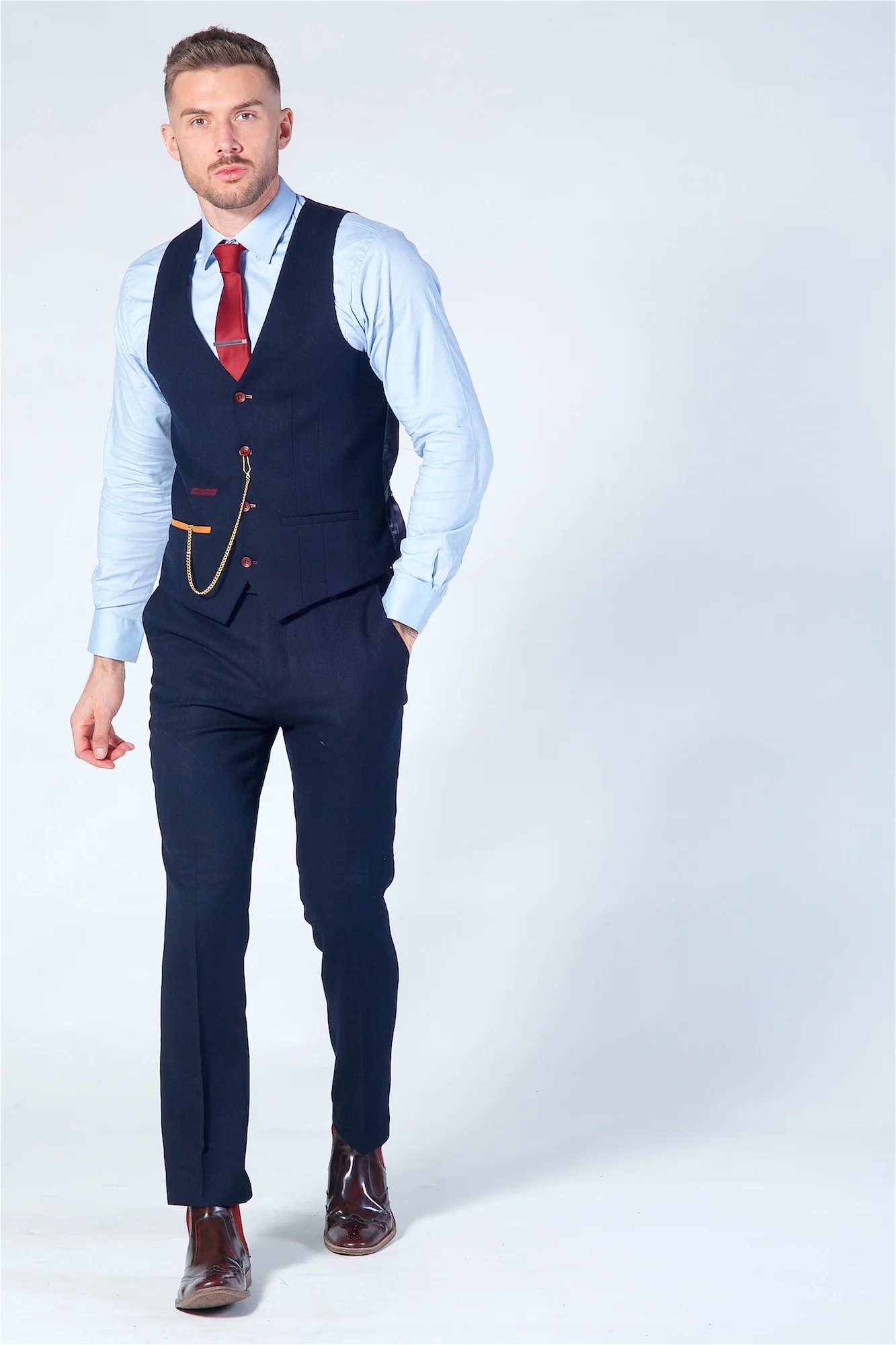 Marcy Darcy Jd4 navy waistcoat - Image 4