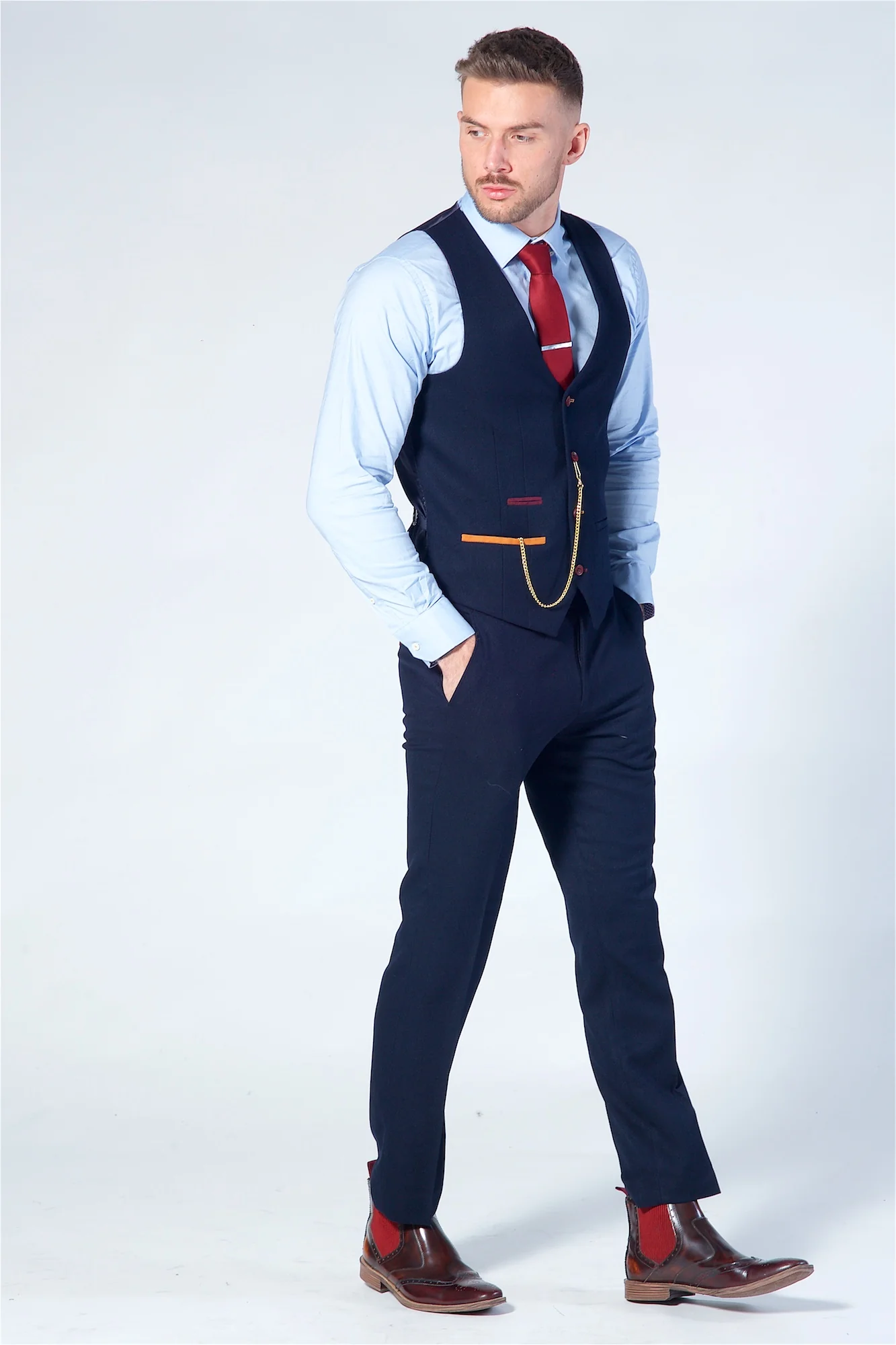 Marcy Darcy Jd4 navy waistcoat - Image 5