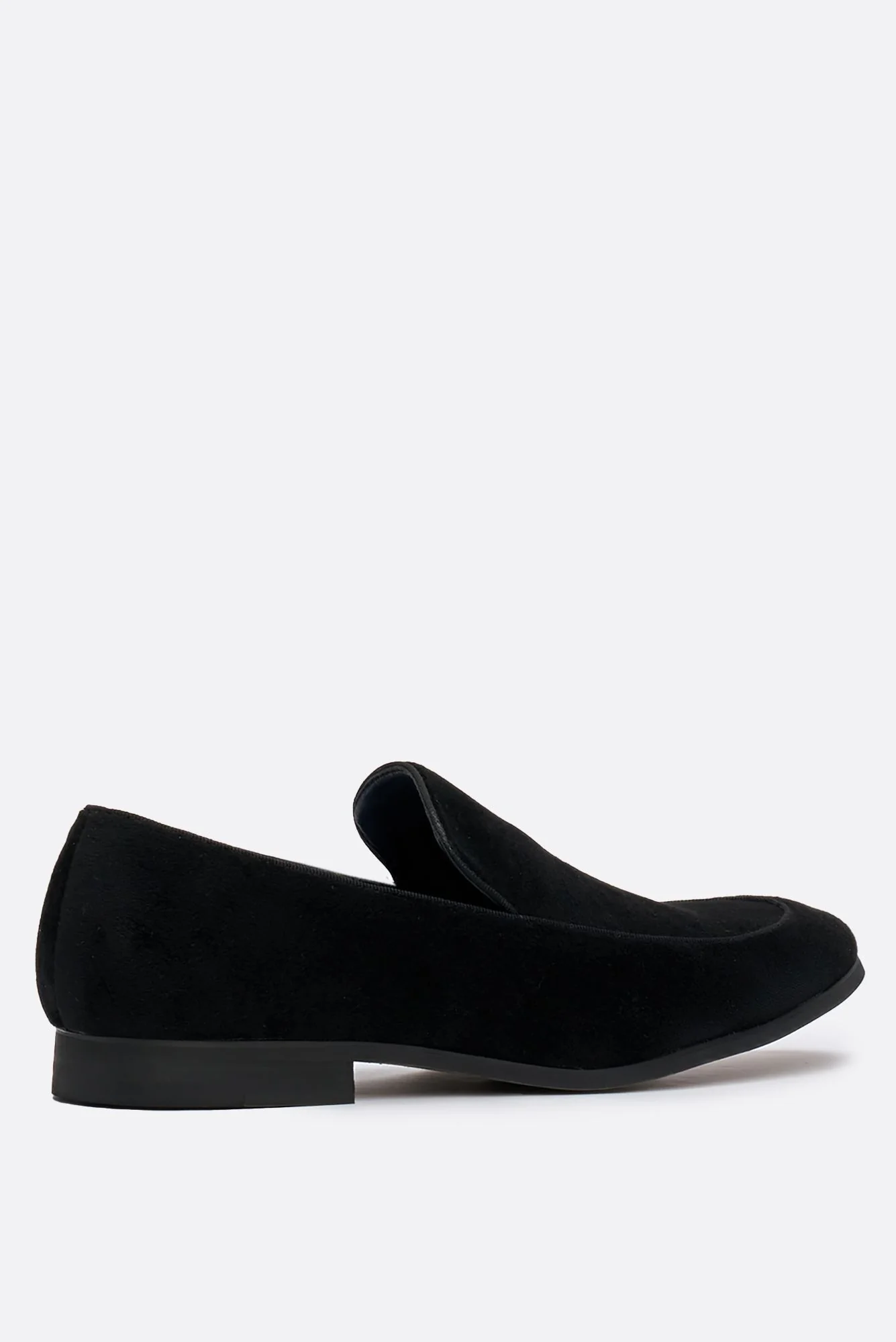 Milan Black Velvet Loafers - Image 4