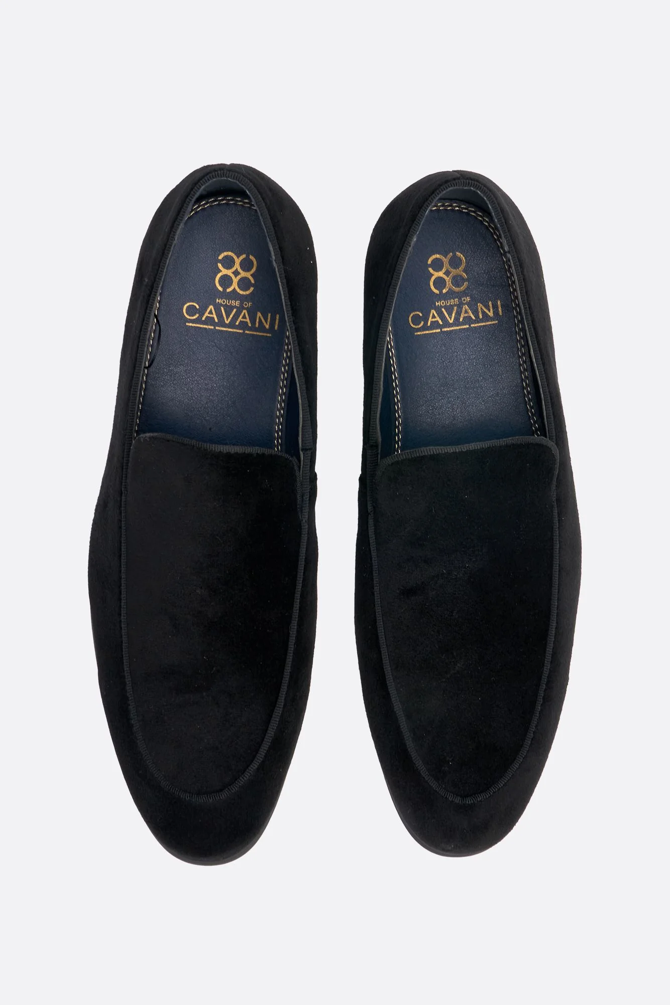 Milan Black Velvet Loafers - Image 5