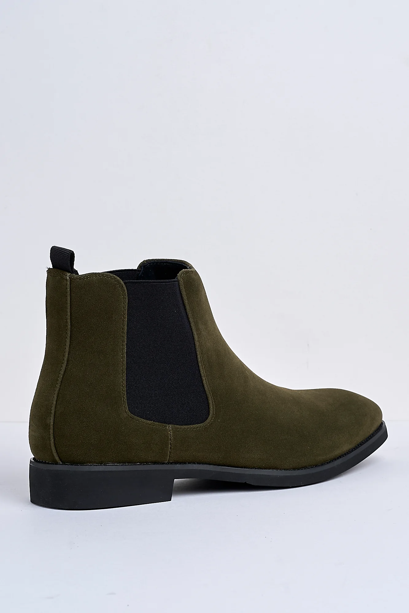 Montieri Suede Chelsea Boot – Olive Green - Image 6