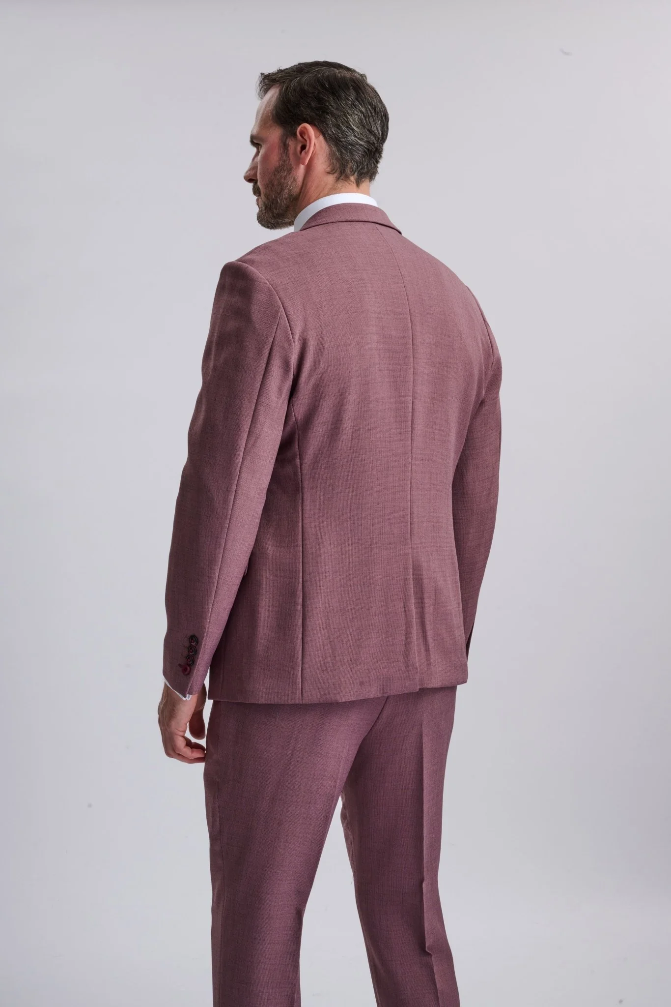 Monty - Mauve Three Piece Suit - Image 5