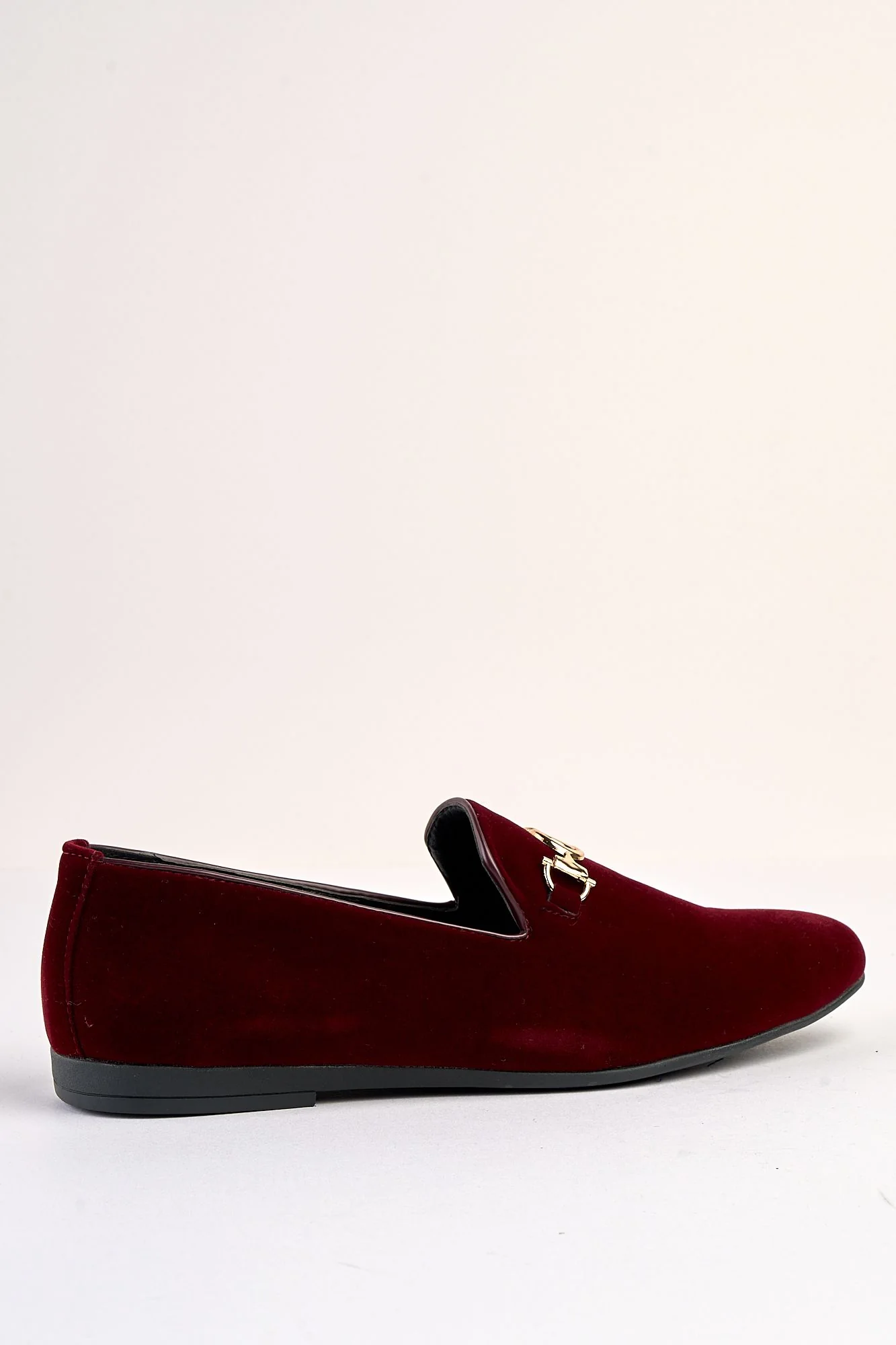 Lucente Velvet Wine Loafers - Image 4