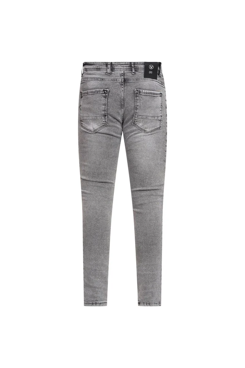 Ovy Ash Distressed Stretch Denim - Image 2