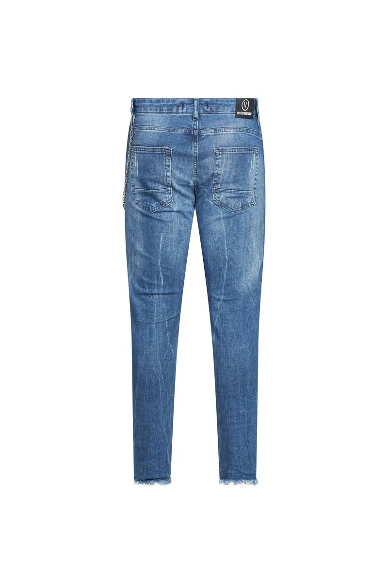 Ovy Nuit Bleu Chain Stretch Denim - Image 2