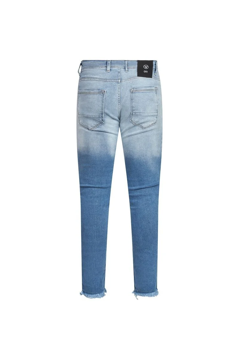 OVY Ombre Distressed Skinny Jeans – Light Blue - Image 2