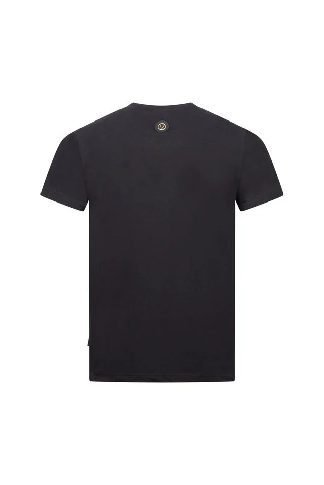Ovy Vestimentaire Lips & Chains Black Tee - Image 2