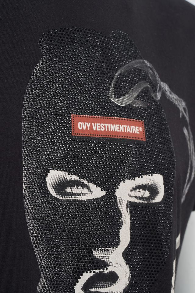 Ovy Vestimentaire Smoke & Dagger Black Tee - Image 3