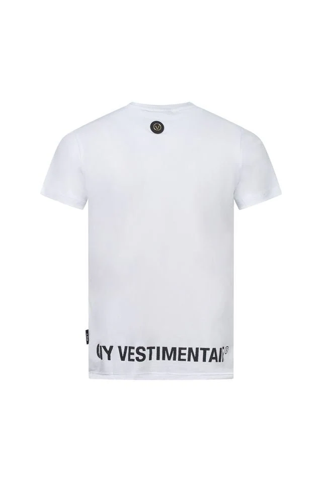 Ovy Vestimentaire Smoke & Dagger White Tee - Image 2