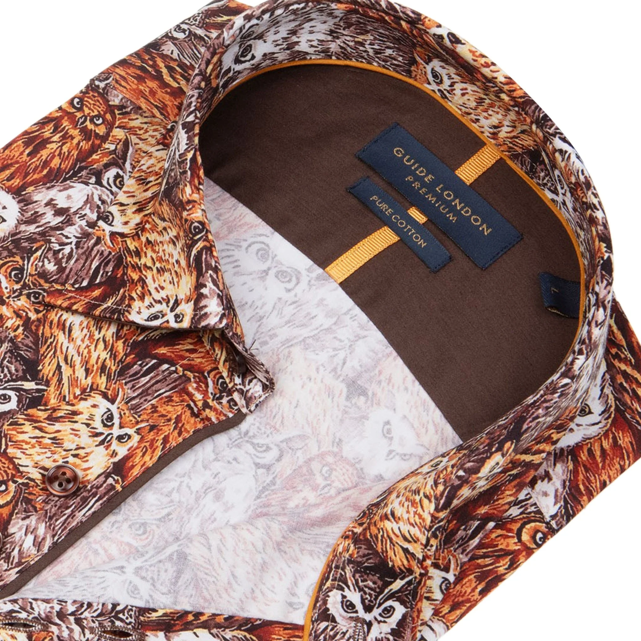 Owl Long Sleeve Cotton Shirt - Image 2