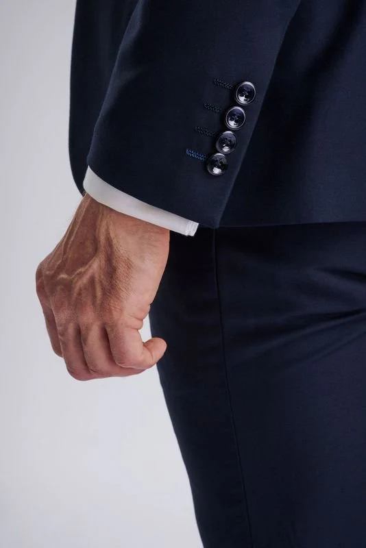 Parker Navy Three Piece Suit - Image 4