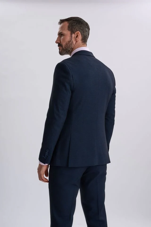 Regent Navy Double-Breasted Two Piece Suit - Image 7