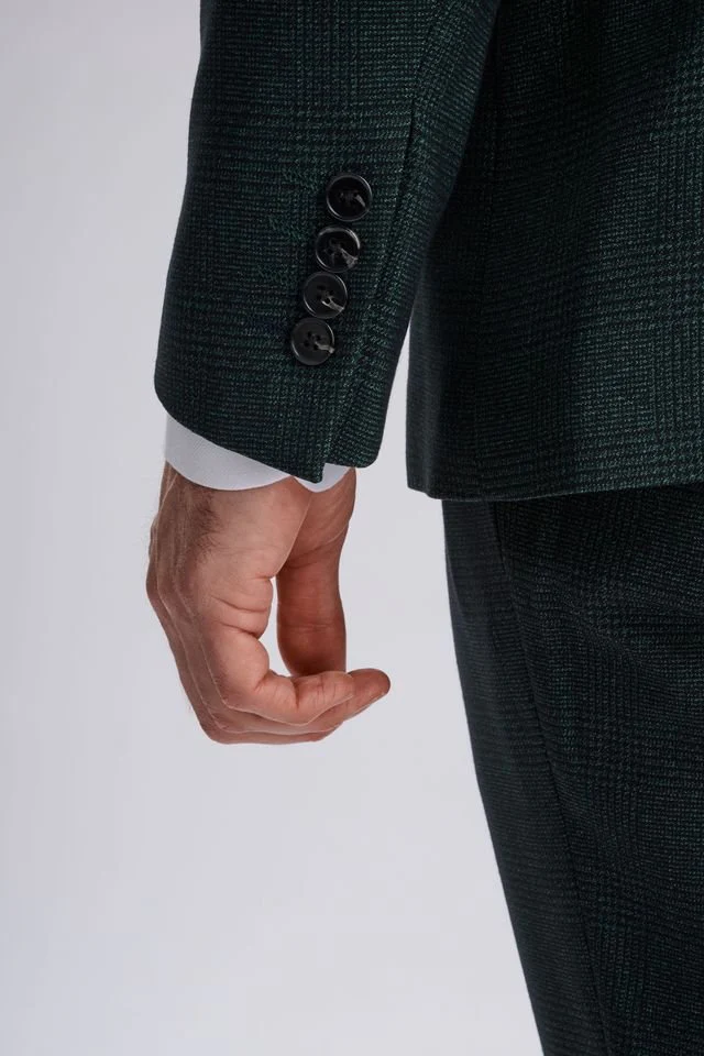 Regent Olive Double-Breasted Two Piece Suit - Image 4