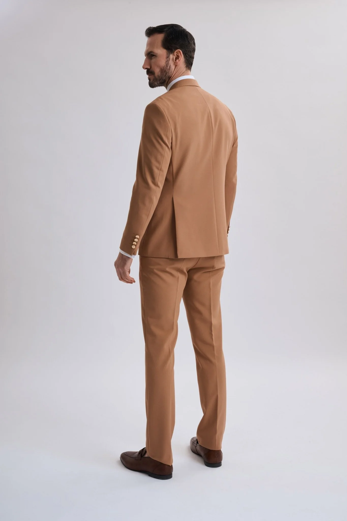 Riccardo Tan Two Piece Suit - Image 2