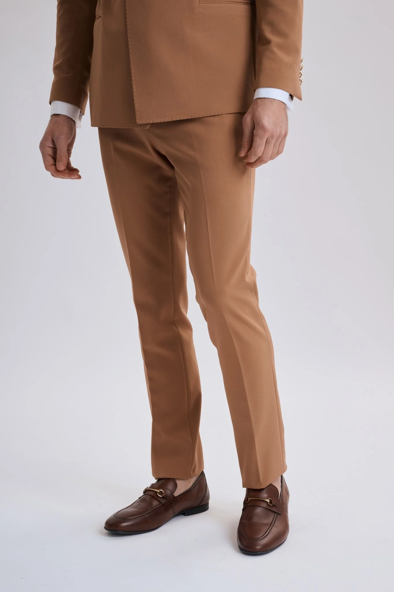 Riccardo Tan Two Piece Suit - Image 4