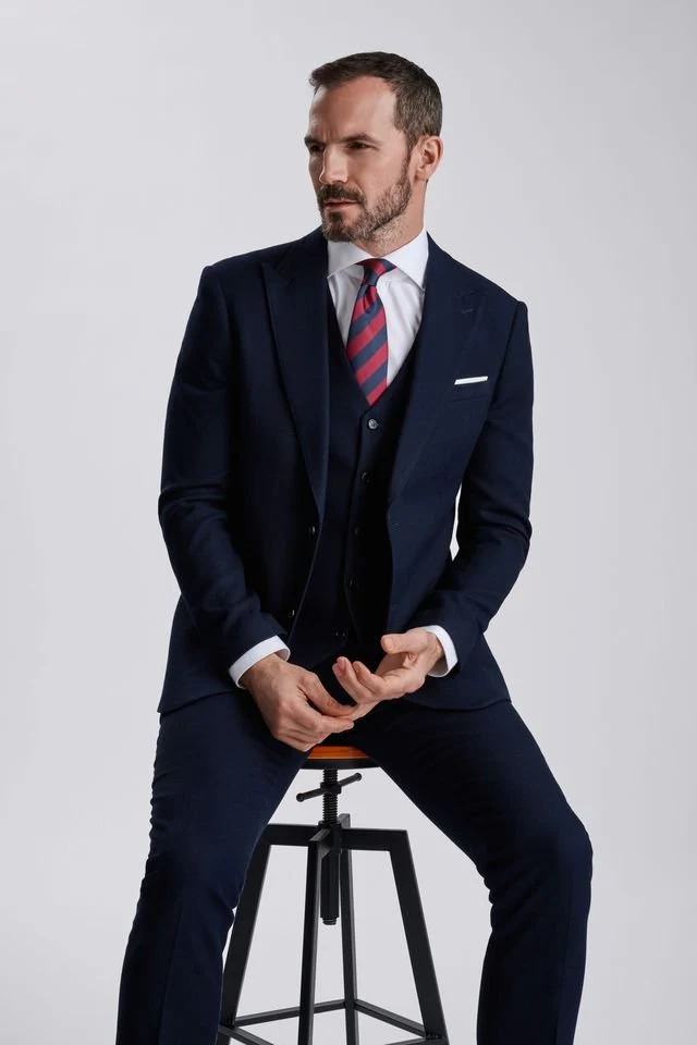Rico Navy Three Piece Suit - Image 4