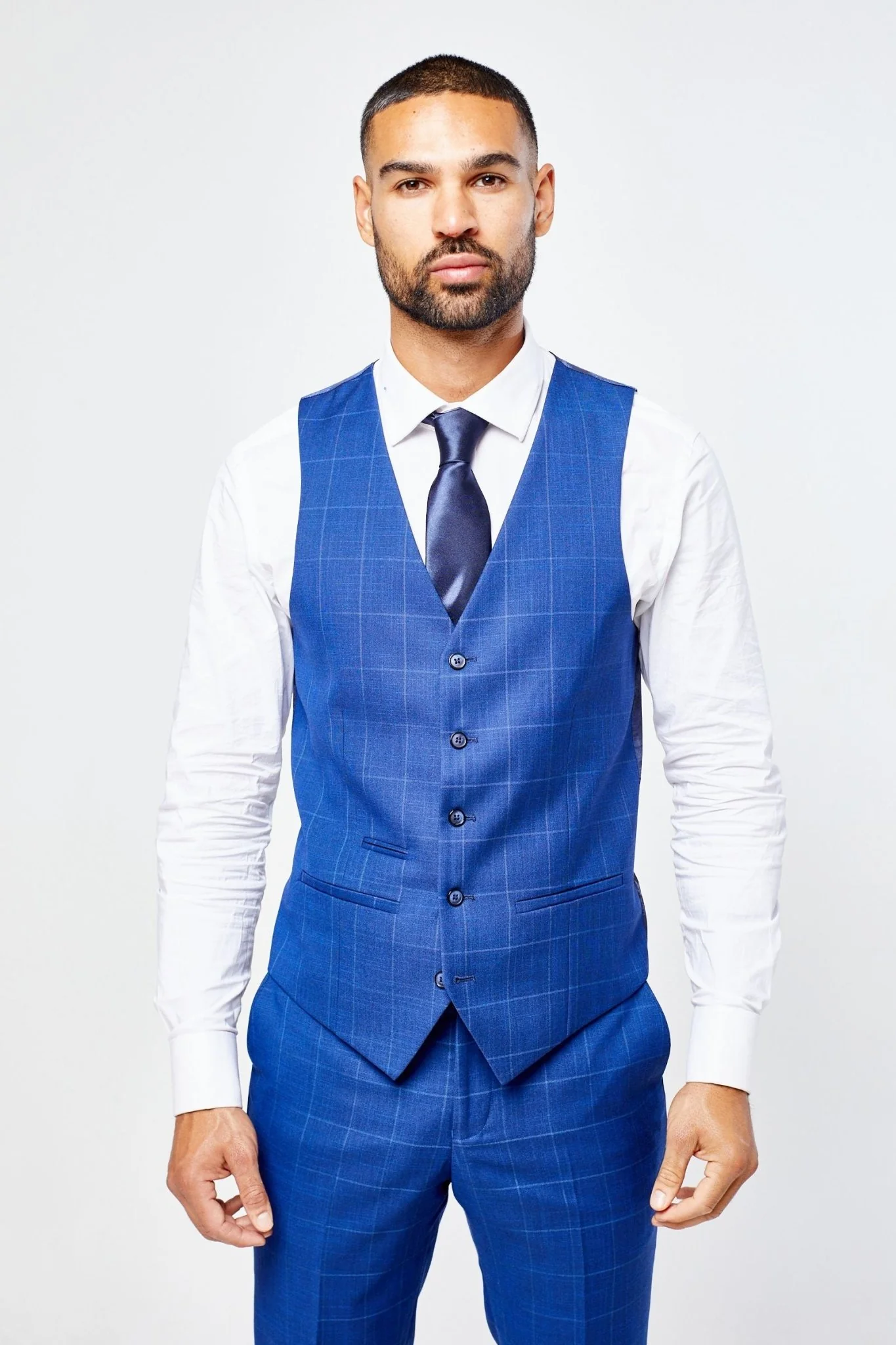 Rover Blue Men's Three Piece Suit - Image 10