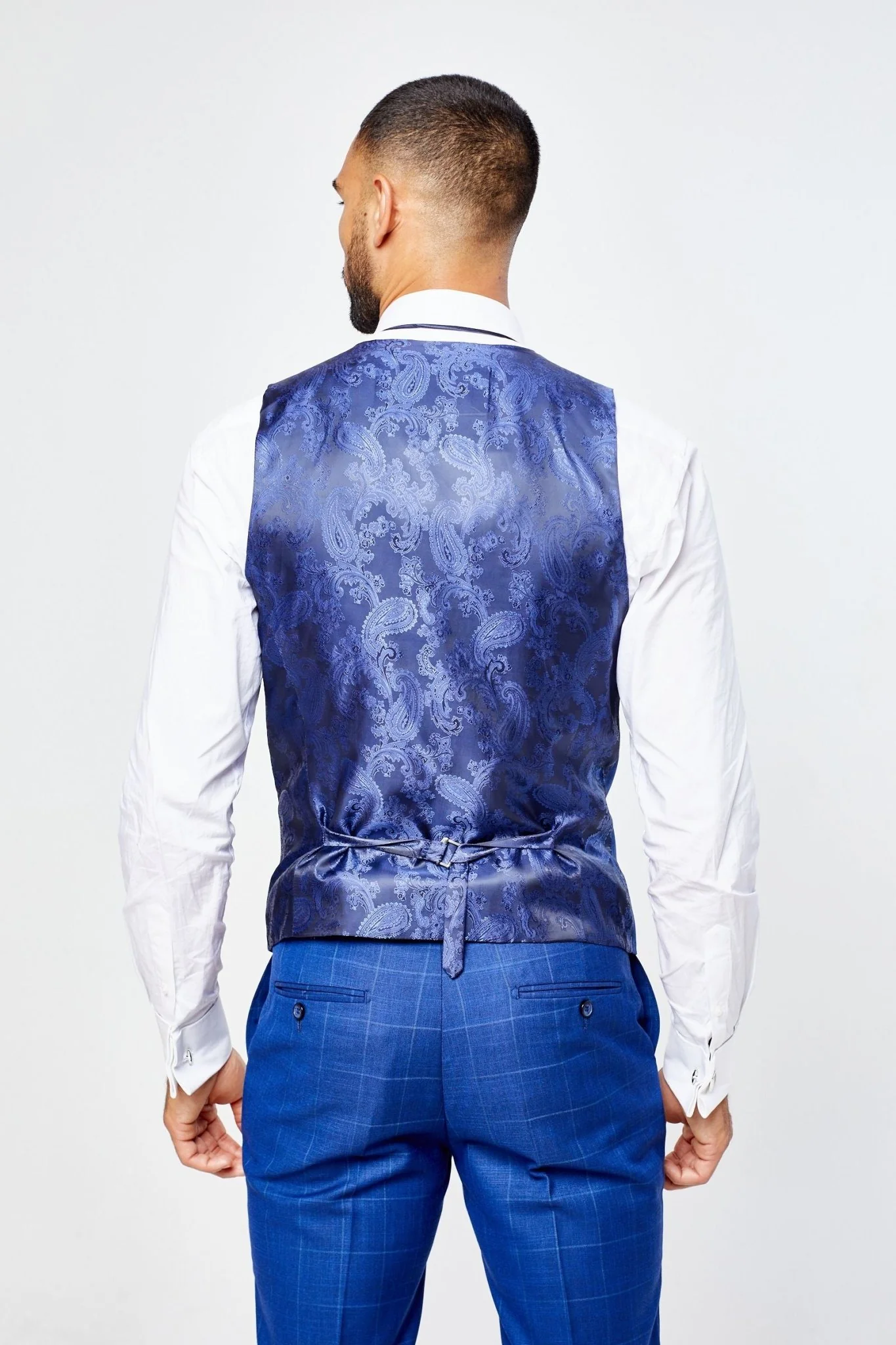 Rover Blue Men's Three Piece Suit - Image 8