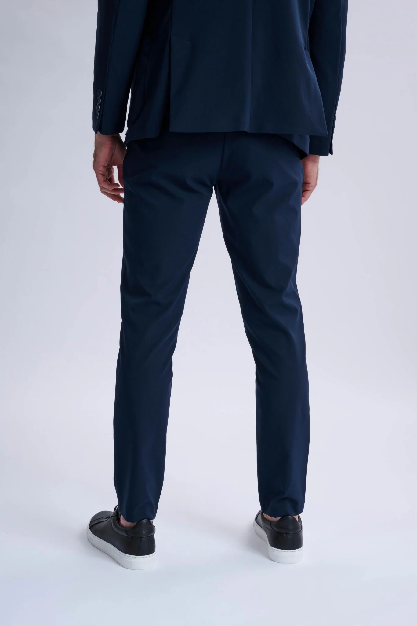Rulli Navy 360 Stretch Technical Suit with Detachable Hood - Image 10