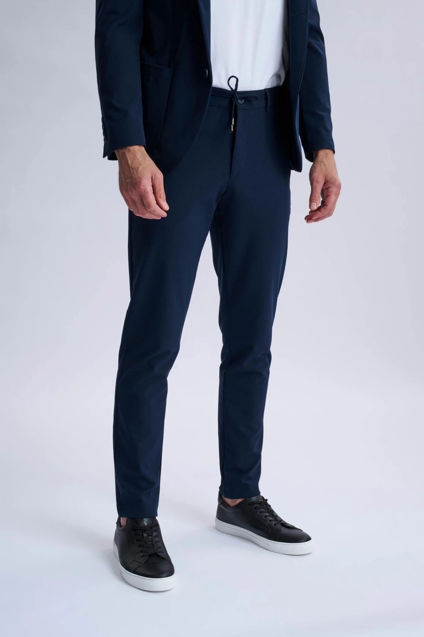 Rulli Navy 360 Stretch Technical Suit with Detachable Hood - Image 9